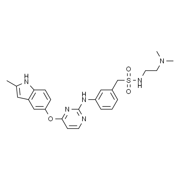 N-(2-(diMethylaMino)ethyl)-1-(3-((4-((2-Methyl-1H-indol-5-yl)oxy)pyriMidin-2-yl)aMino)phenyl)MethanesulfonaMide