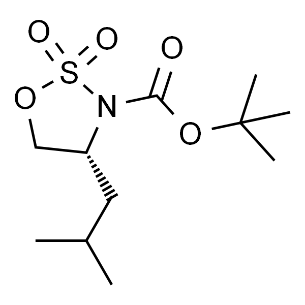 叔丁基(R)-4-异丁基-1,2,3-氧杂噻唑烷-3-羧酸酯2,2-二氧代