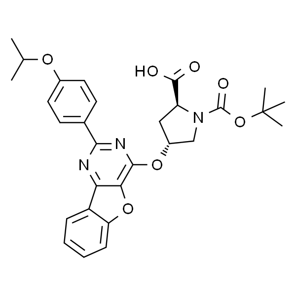 (2S,4R)-1-(叔丁氧基羰基)-4-((2-(4-异丙氧基苯基)苯并呋喃并[3,2-d]嘧啶-4-基)氧基)