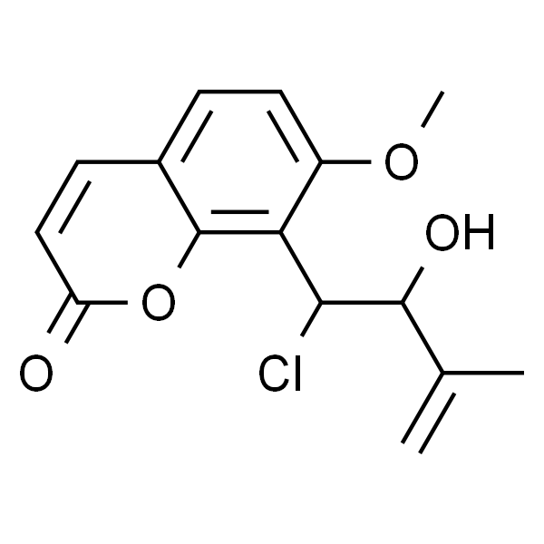 8-(1-CHLORO-2-HYDROXY-3-METHYL-BUT-3-ENYL)-7-METHOXY-CHROMEN-2-ONE