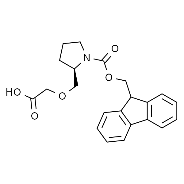 (R)-2-((1-(((9H-芴-9-基)甲氧基)羰基)吡咯烷-2-基)甲氧基)乙酸