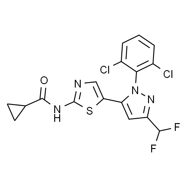 N-(5-(1-(2,6-二氯苯基)-3-(二氟甲基)-1H-吡唑-5-基)噻唑-2-基)环丙酰胺