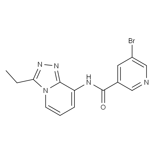 5-溴-N-(3-乙基-[1,2,4]三唑并[4,3-a]吡啶-8-基)烟酰胺