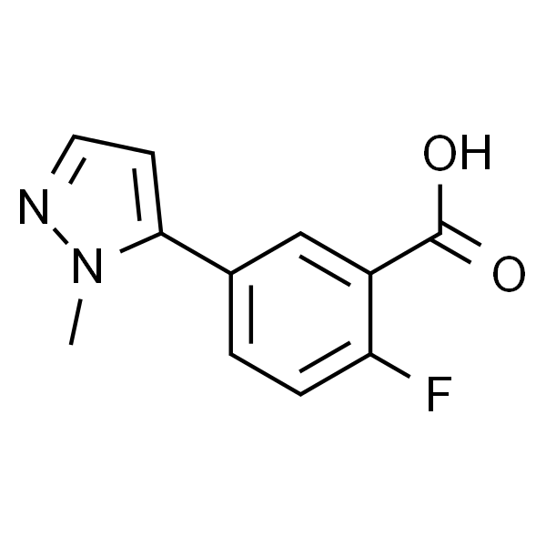 2-氟-5-(1-甲基-5-吡唑基)苯甲酸