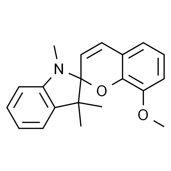 螺[1，3，3-三甲基吲哚-(8'-甲氧基苯并二氢吡喃)][光致变色化合物]