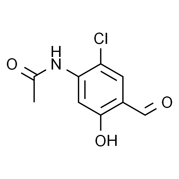 N-(2-氯-4-甲酰基-5-羟苯基)乙酰胺