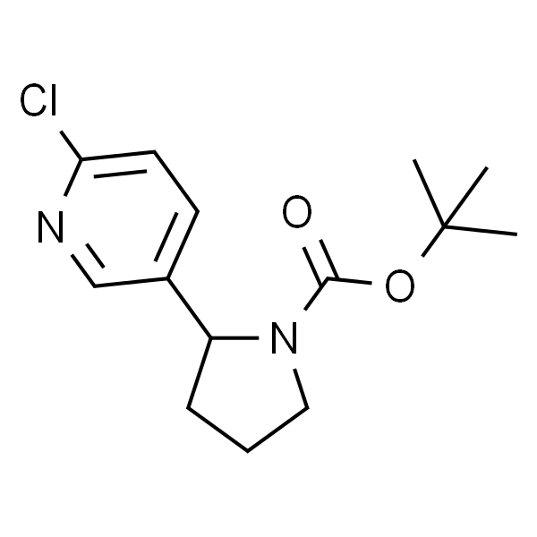 2-(6-氯吡啶-3-基)吡咯烷-1-羧酸叔丁酯