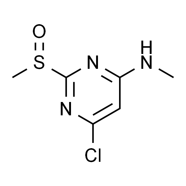6-chloro-N-methyl-2-(methylsulfinyl)pyrimidin-4-amine