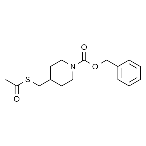 Benzyl 4-((acetylthio)methyl)piperidine-1-carboxylate