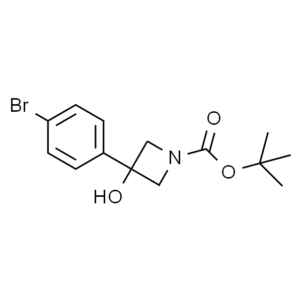 3-(4-溴苯基)-3-羟基氮杂环丁烷-1-甲酸叔丁酯