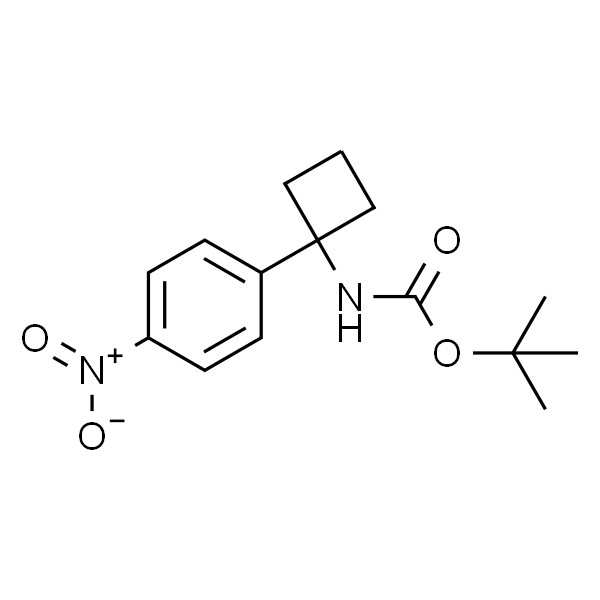 tert-butyl 1-(4-nitrophenyl)cyclobutylcarbaMate