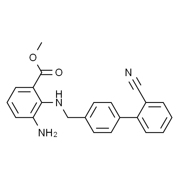 Methyl 3-amino-2-(((2'-cyano-[1,1'-biphenyl]-4-yl)methyl)amino)benzoate