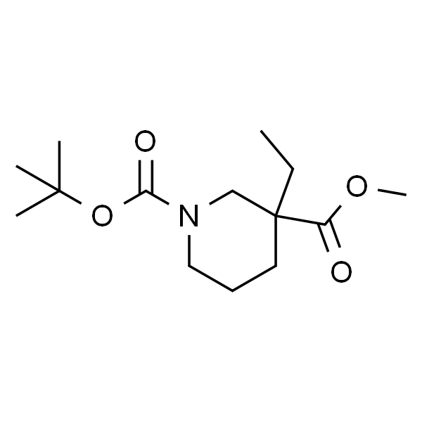 1-Boc-3-乙基哌啶-3-甲酸甲酯