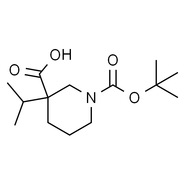 1-Boc-3-异丙基哌啶-3-甲酸