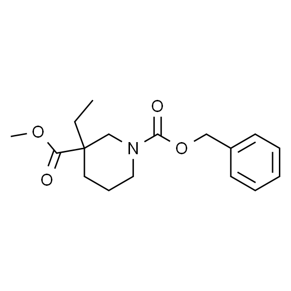 1-Cbz-3-乙基哌啶-3-甲酸甲酯