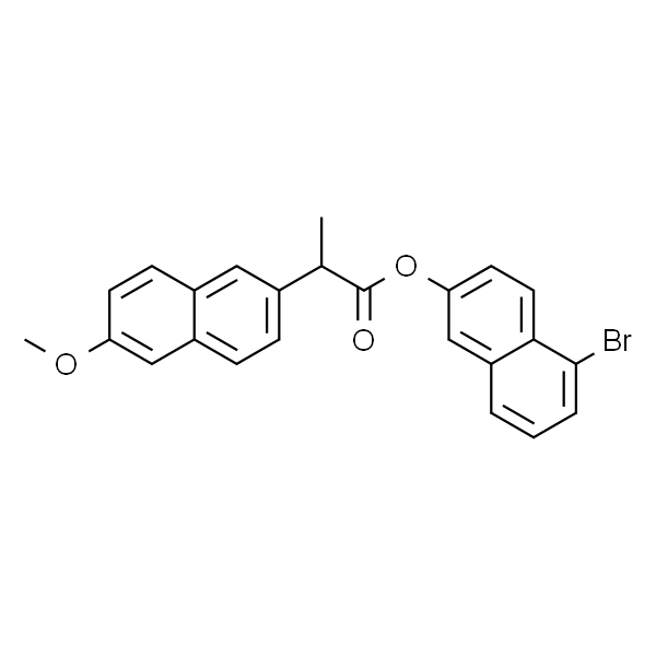 5-溴-2-萘基-2-(6-甲氧基-2-萘基)丙酸酯