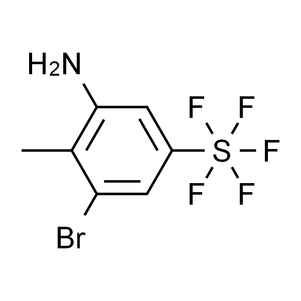 3-Bromo-2-methyl-5-(pentafluorothio)aniline