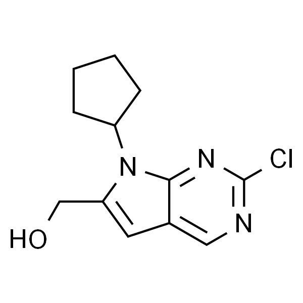 2-氯-7-环戊基-7H-吡咯并[2,3-D]嘧啶-6-甲醇