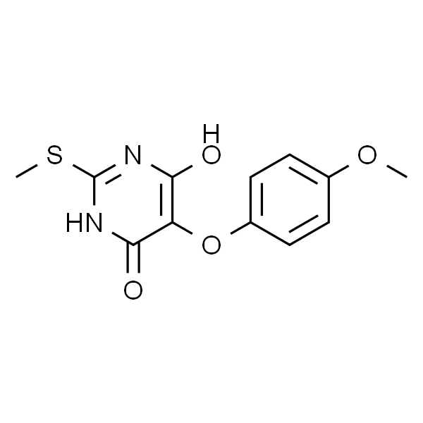 2-(甲硫基)-5-(4-甲氧基苯氧基)嘧啶-4,6-二醇
