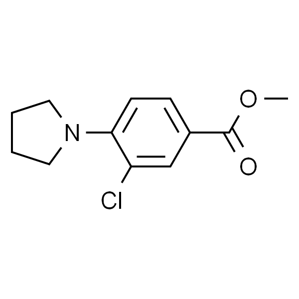 3-氯-4-(1-吡咯烷基)苯甲酸甲酯