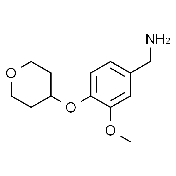 (3-甲氧基-4-((四氢-2H-吡喃-4-基)氧基)苯基)甲胺