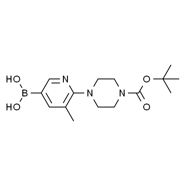 6-(4-(叔丁氧基羰基)哌嗪-1-基)-5-甲基吡啶-3-基硼酸