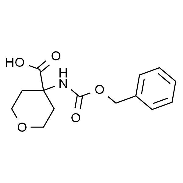 4-(Cbz-氨基)四氢吡喃-4-甲酸