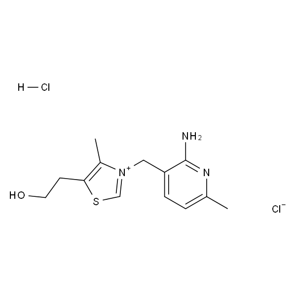 3-[(2-氨基-6-甲基-3-吡啶基)甲基]-5-(2-羟基乙基)-4-甲基噻唑氯化物盐酸盐
