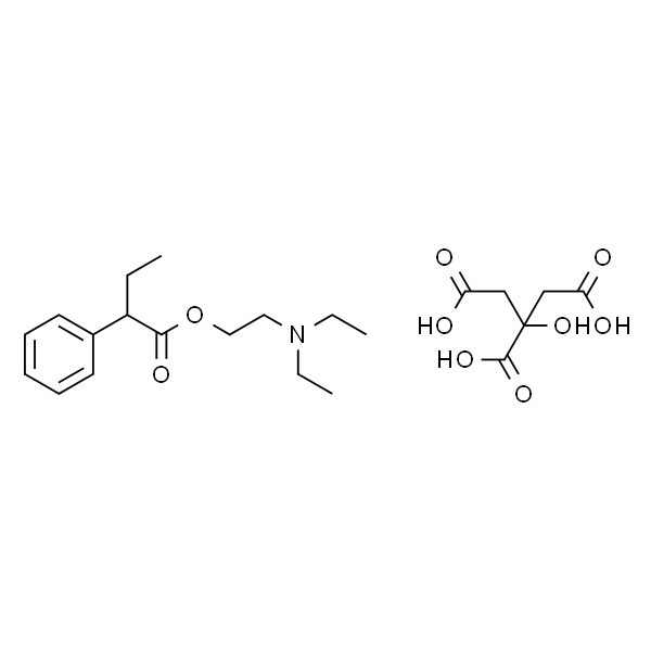 2-(二乙氨基)乙基2-苯基丁酸酯 2-羟基丙烷-1,2,3-三羧酸(1:x)