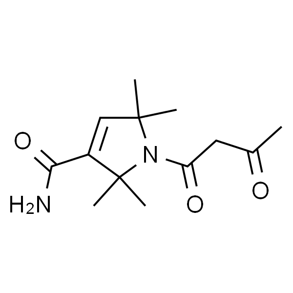 1-Acetoacetyl-2,2,5,5-tetramethyl-3-pyrroline-3-carboxamide