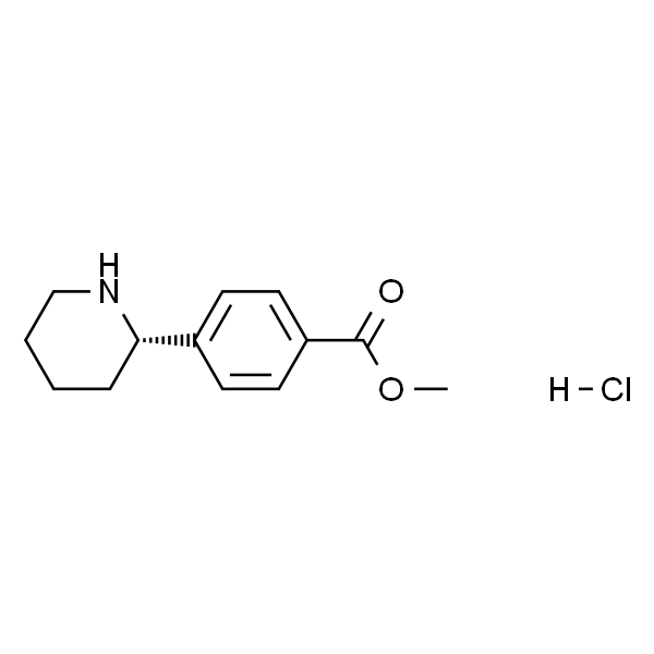 (S)-4-(哌啶-2-基)苯甲酸甲酯盐酸盐