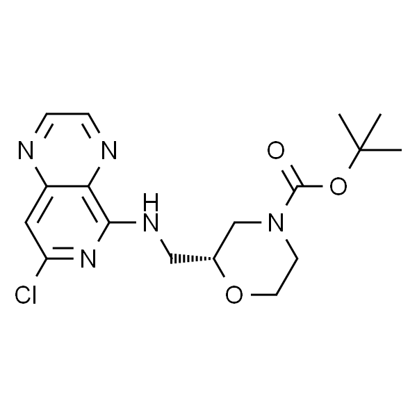 (R)-2-((7-氯吡啶并[4,3-b]吡嗪-5-基氨基)甲基)吗啉-4-羧酸叔丁酯