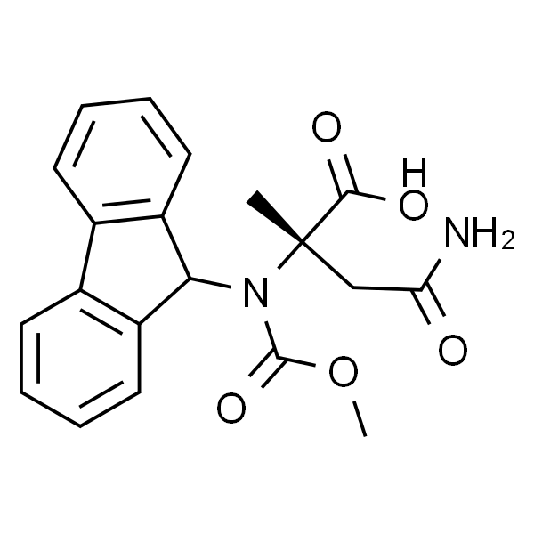(S)-2-((((9H-芴-9-基)甲氧基)羰基)氨基)-4-氨基-2-甲基-4-氧代丁酸