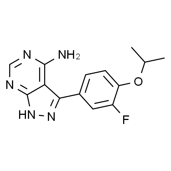1H-Pyrazolo[3,4-d]pyrimidin-4-amine, 3-[3-fluoro-4-(1-methylethoxy)phenyl]-