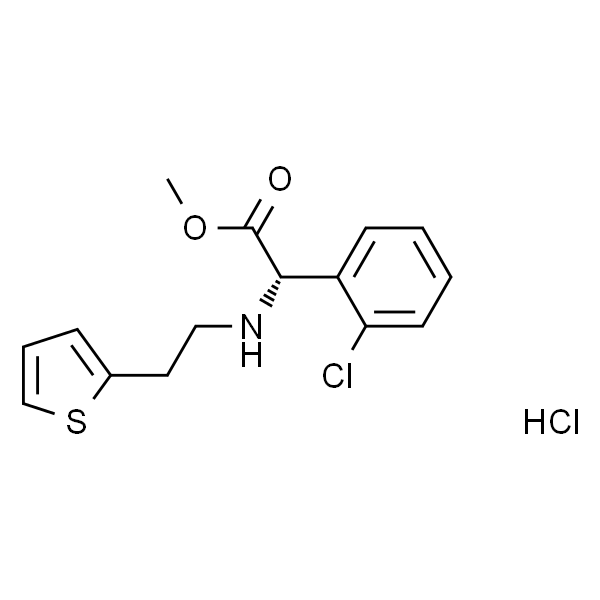 D-()-α-(2-噻吩乙胺基)-α-(2-氯苯基)醋酸甲酯盐酸盐