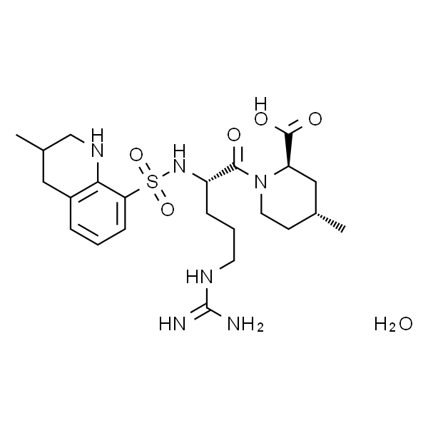 (2R,4R)-1-((2S)-5-胍基-2-(3-甲基-1,2,3,4-四氢喹啉-8-磺胺基)戊酰基)-4-甲基哌啶-2-甲酸一水合物