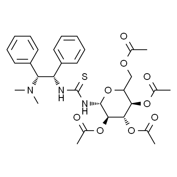 N-[(1S,2S)-2-(Dimethylamino)-1,2-diphenylethyl]-N'-(2,3,4,6-tetra-O-acetyl-β-D-glucopyranosyl)thiourea