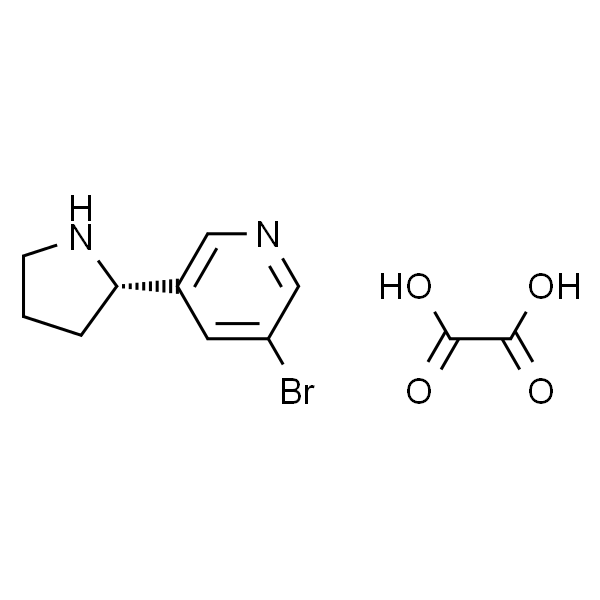 (S)-3-溴-5-(吡咯烷-2-基)吡啶草酸盐