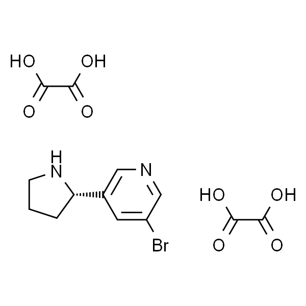 (S)-3-溴-5-(吡咯烷-2-基)吡啶二草酸盐