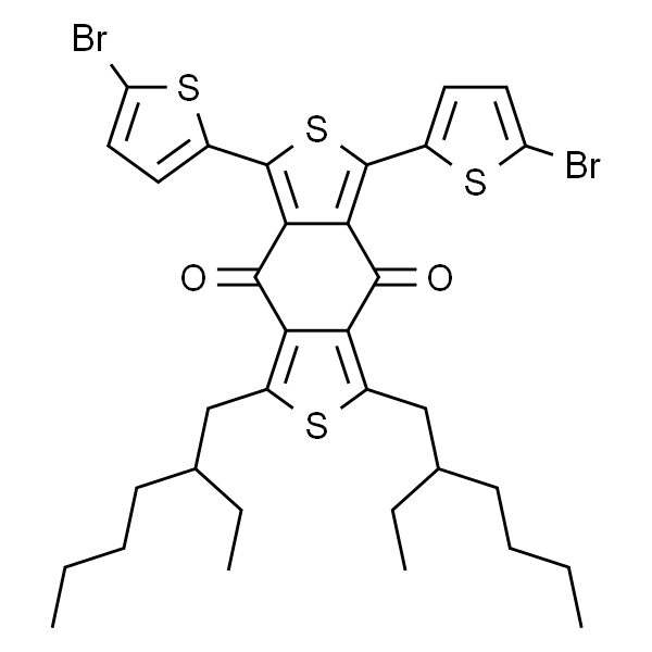 1，3-二(5-溴噻吩-2-基)-5，7-双(2-乙基己基)苯并[1，2-C:4，5-C']二噻吩-4，8-二酮