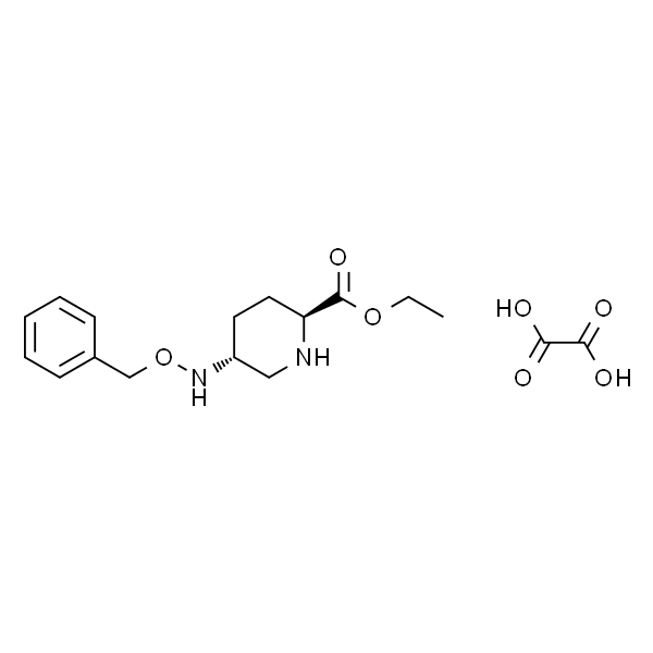(2S,5R)-5-((苄氧基)氨基)哌啶-2-甲酸乙酯草酸盐