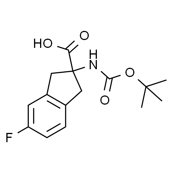 2-((叔丁氧基羰基)氨基)-5-氟-2,3-二氢-1H-茚-2-羧酸