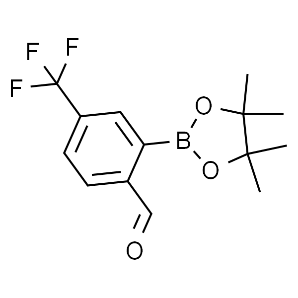 2-(4,4,5,5-四甲基-1,3,2-二氧硼戊环-2-基)-4-(三氟甲基)苯甲醛