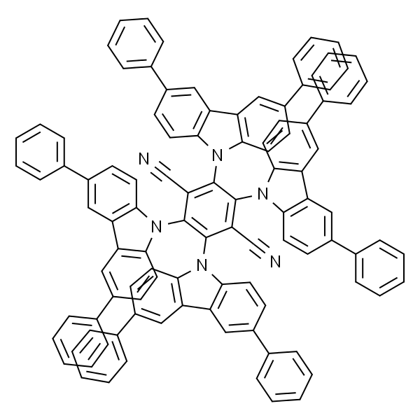 2，3，5，6-四(3，6-二苯基-9-咔唑基)-对苯二腈