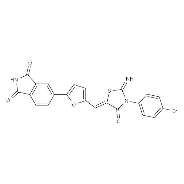 （Z）-5-（5 - （（3-（4-溴苯基）-2-亚氨基-4-氧代噻唑烷-5-亚基）甲基）呋喃-2-