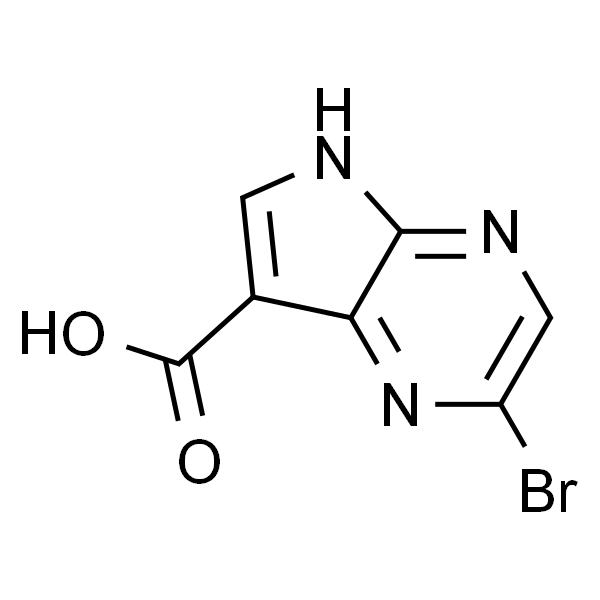 2-溴-5H-吡咯并[2,3-b]吡嗪-7-羧酸
