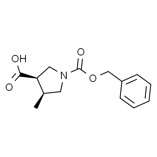 (3R,4S)-1-((苄氧基)羰基)-4-甲基吡咯烷-3-羧酸