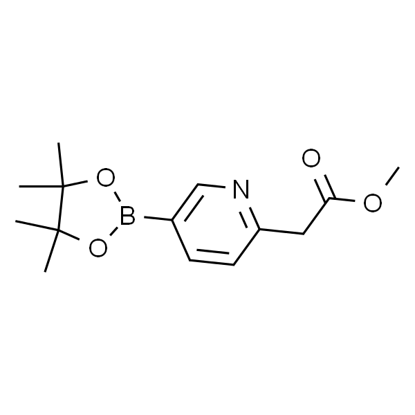 2-(5-(4,4,5,5-四甲基-1,3,2-二氧硼杂环戊烷-2-基)吡啶-2-基)乙酸甲酯