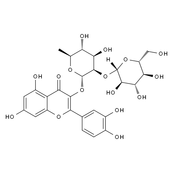 槲皮素 3-O-葡萄糖基 （1→2）鼠李糖苷