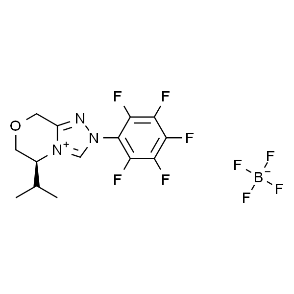 (S)-5-异丙基-2-(全氟苯基)-2,5,6,8-四氢-[1,2,4]三唑并[3,4-c][1,4]恶嗪-4-鎓四氟硼酸盐
